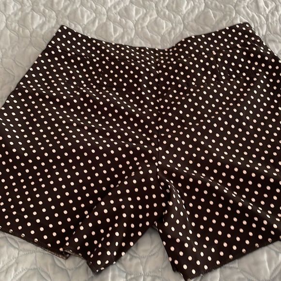Ann Taylor polkadot shorts size 8 - Picture 3 of 6